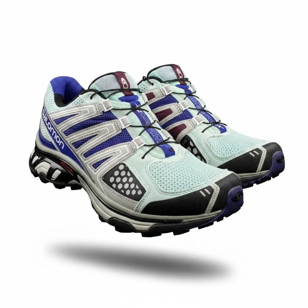 Salomon XR Mission Women Trail Running Shoes Aqua Purple 355485 Size 10.5